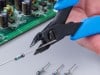 The Xuron® Model 9200 Tapered Head Micro-Shear® Flush Cutter is a precision wire cutter capable of cutting printed circuit board component leads up to 14 AWG (1.02 mm)