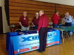 Members enjoying conversation at Downeastcon 2014