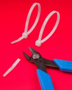 Xuron® Model 2275 cuts cable ties cleanly leaving no burr