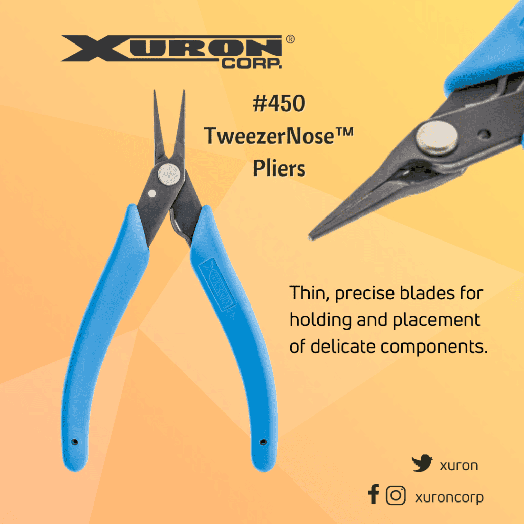 Xuron® 450 TweezerNose™ Pliers.