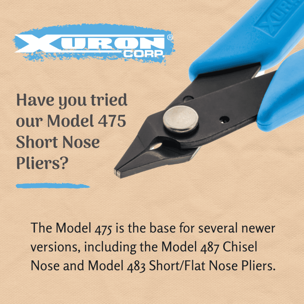 Have you tried the Xuron® Model 475 Short-Nose Pliers?