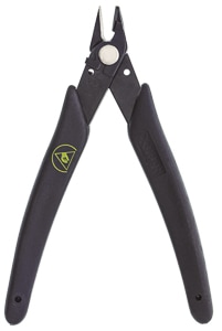 170-IIASF Series Micro-Shear® Flush Cutters With Lead Retainer and ESD Safe Grips.