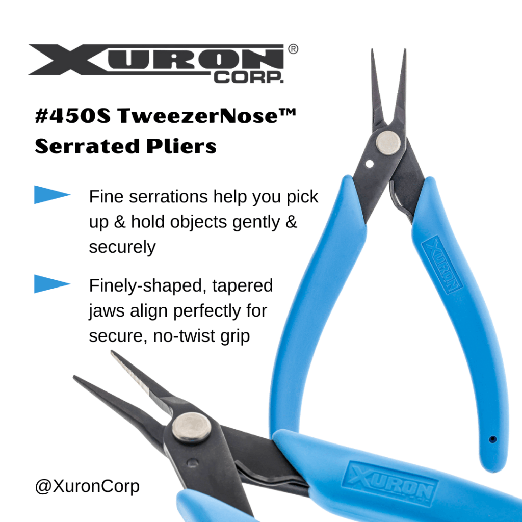 Xuron 450S Serrated TweezerNose™ Modeling Pliers.