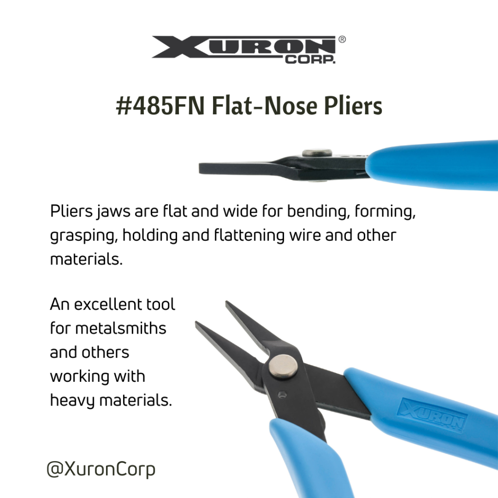 Xuron® 485FN Flat-Nose Pliers.