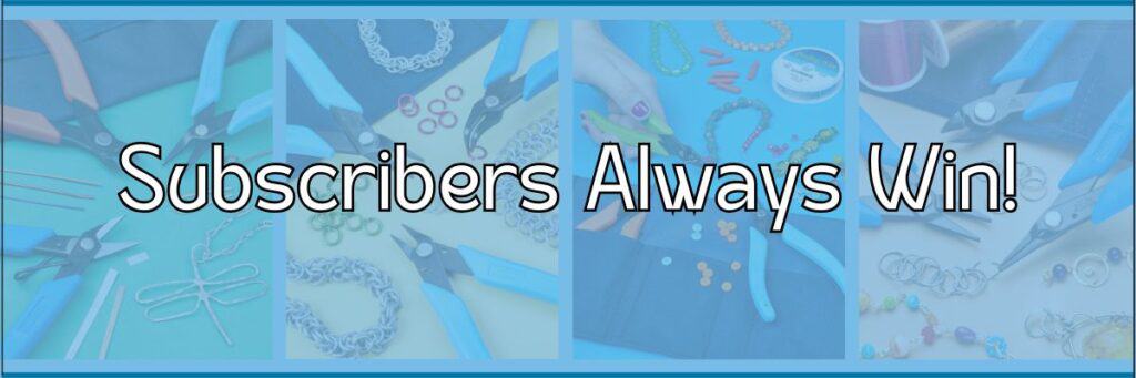 Subscribers of Jewelry Tools News win free tools.