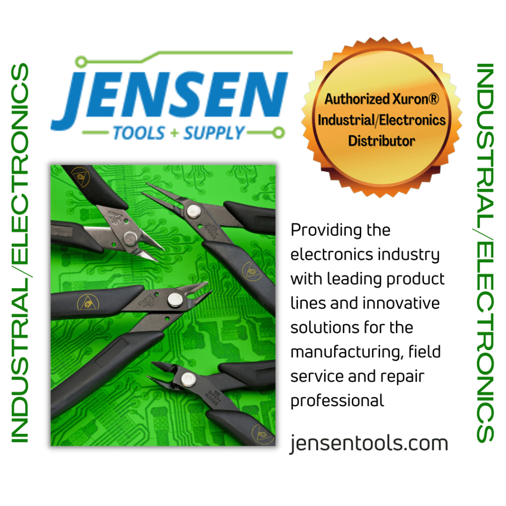 Jensen Tools is an authorized Xuron® industrial/electronics distributor.