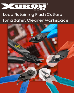 Xuron® Lead Retaining Flush Cutters for a Safer, Cleaner Workspace.