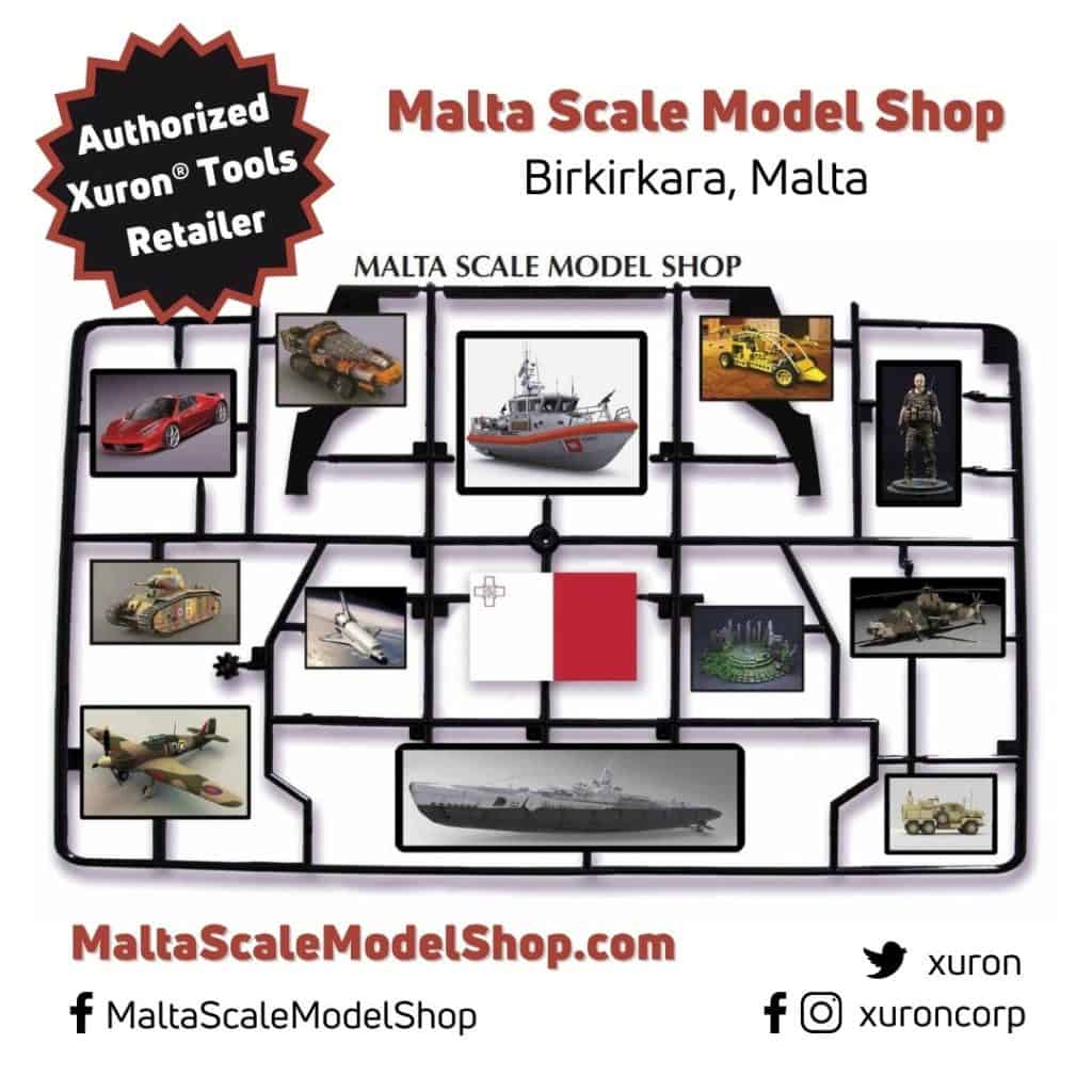 Malta Scale Model Shop in Birkirkara, Malta is an authorized Xuron® Tools retailer.