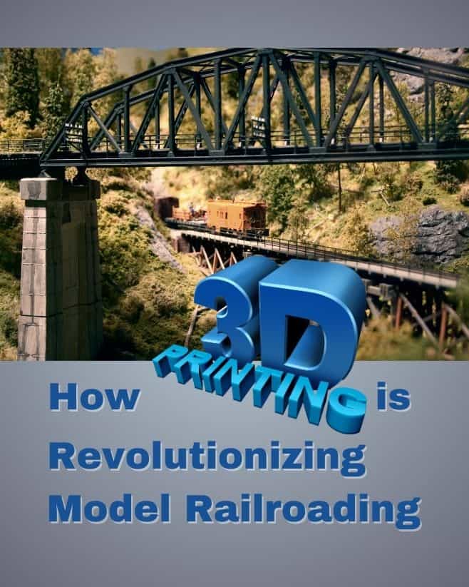 The intersection of 3D printing-model railroad.