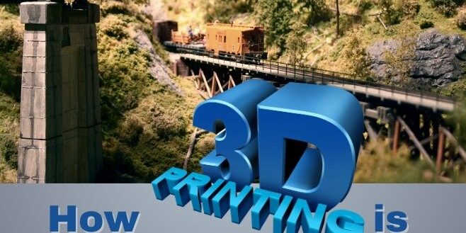 The intersection of 3D printing-model railroad.