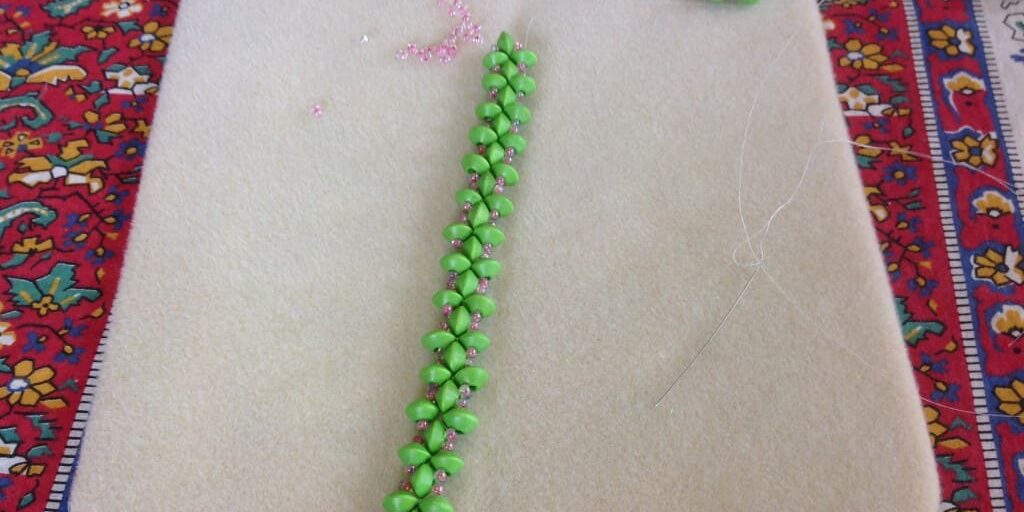 Right Angle Weave Almost Mastered The "almost" finished product.